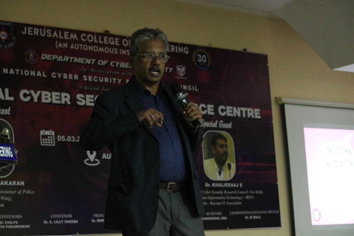 Keynote session at National Cyber Security Resource Centre inauguration JCE