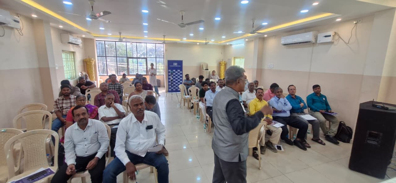 Entrepreneurs engaged during CII MSME session, Tiruvallur