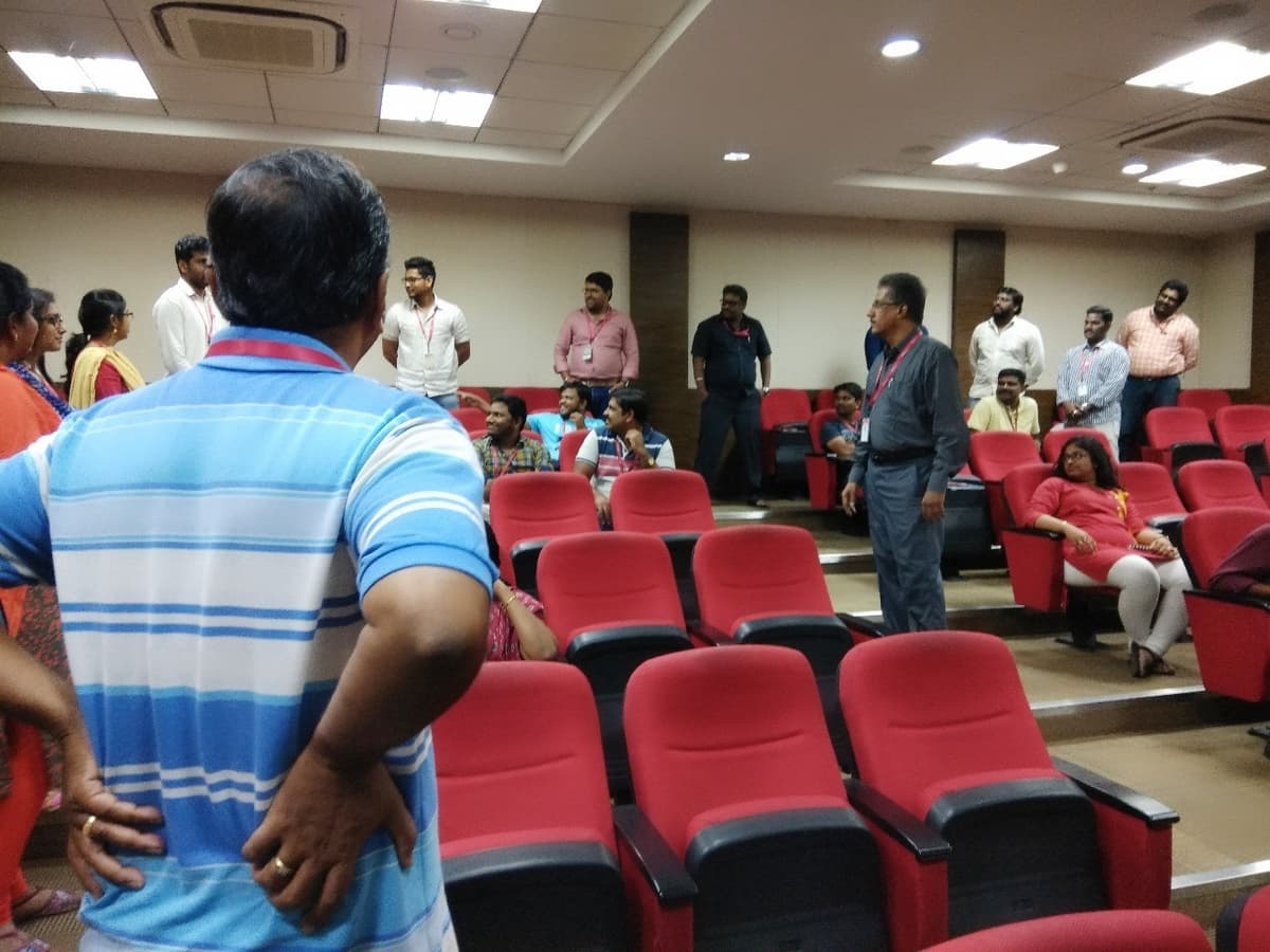Team brainstorming at Tech Mahindra