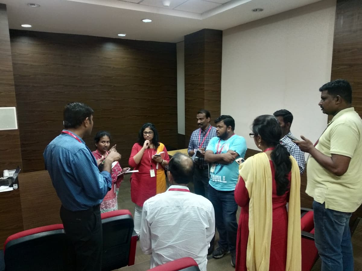 Participants engaging at Tech Mahindra workshop