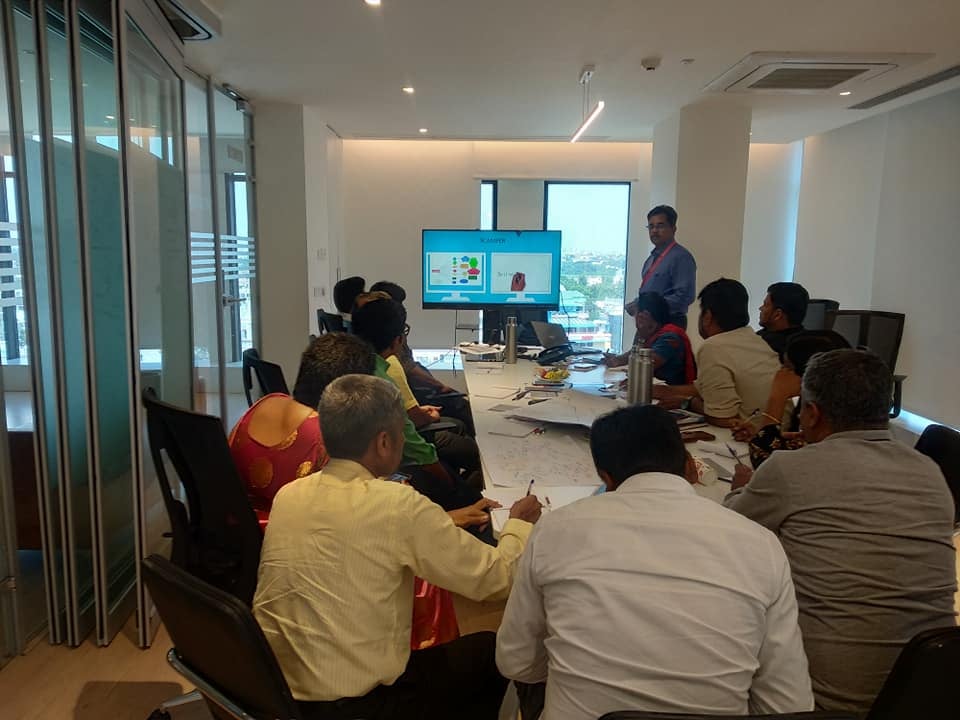 TVS Electronics eAuction Team at Design Thinking session