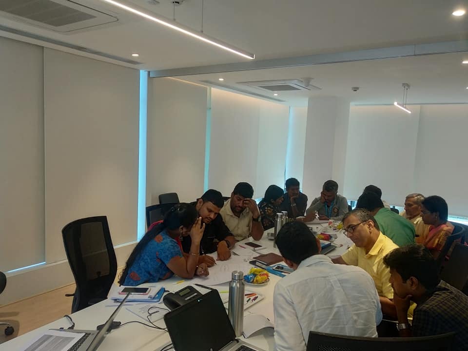Design Thinking workshop at TVS Electronics