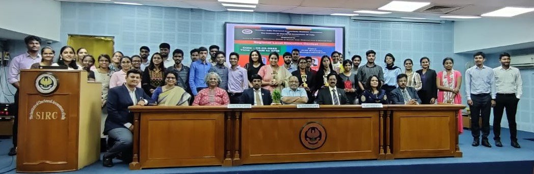 Group photo with participants at SICASA ICAI Elocution Contest