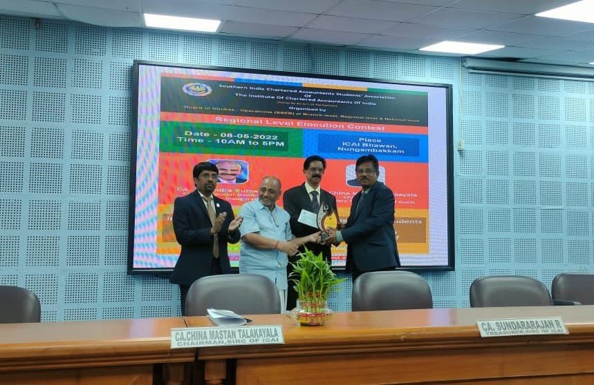 SICASA ICAI Elocution Contest event