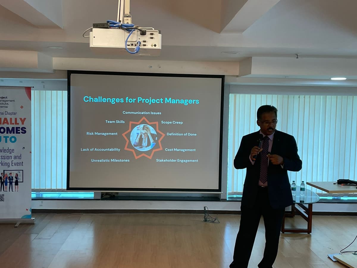 PMI Chennai Chapter Business Storytelling event