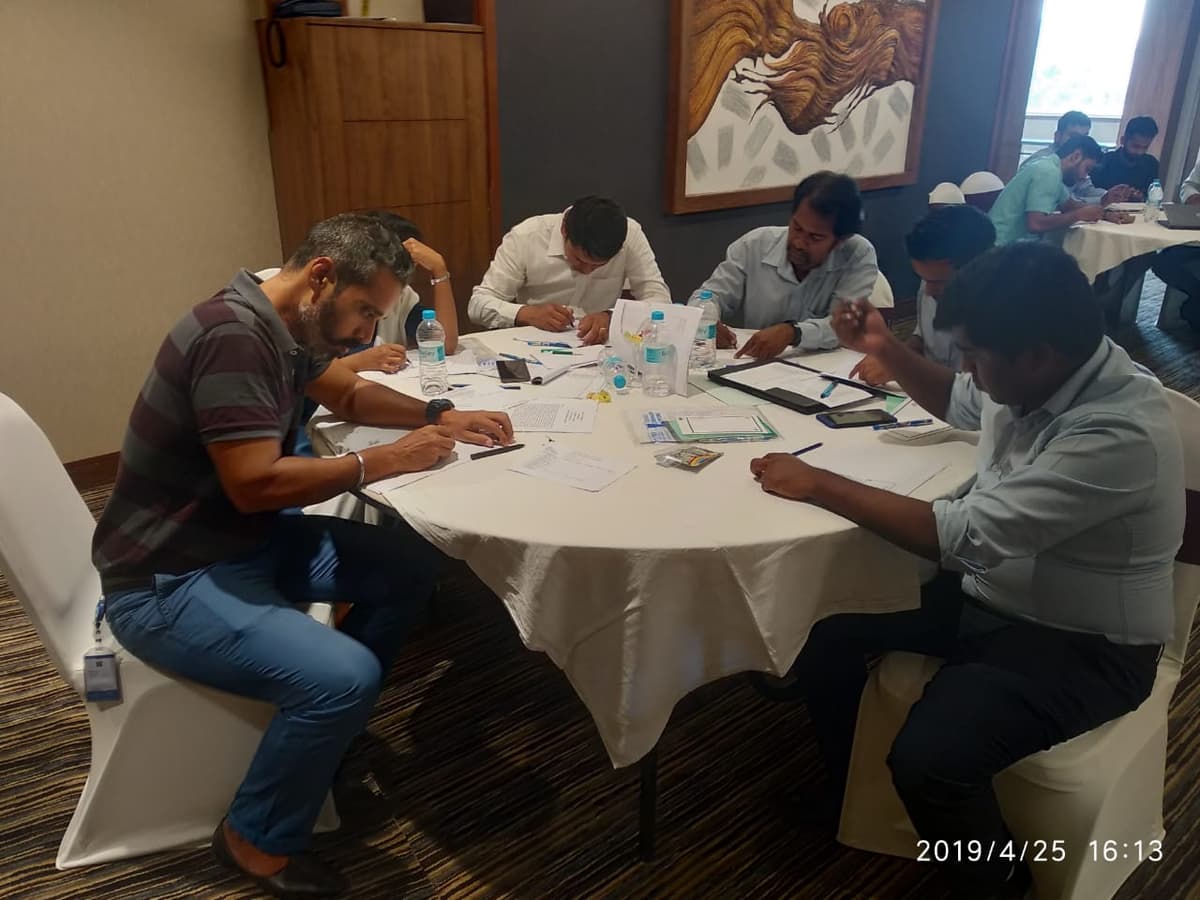 Interactive Design Thinking session at TVS Electronics Chennai