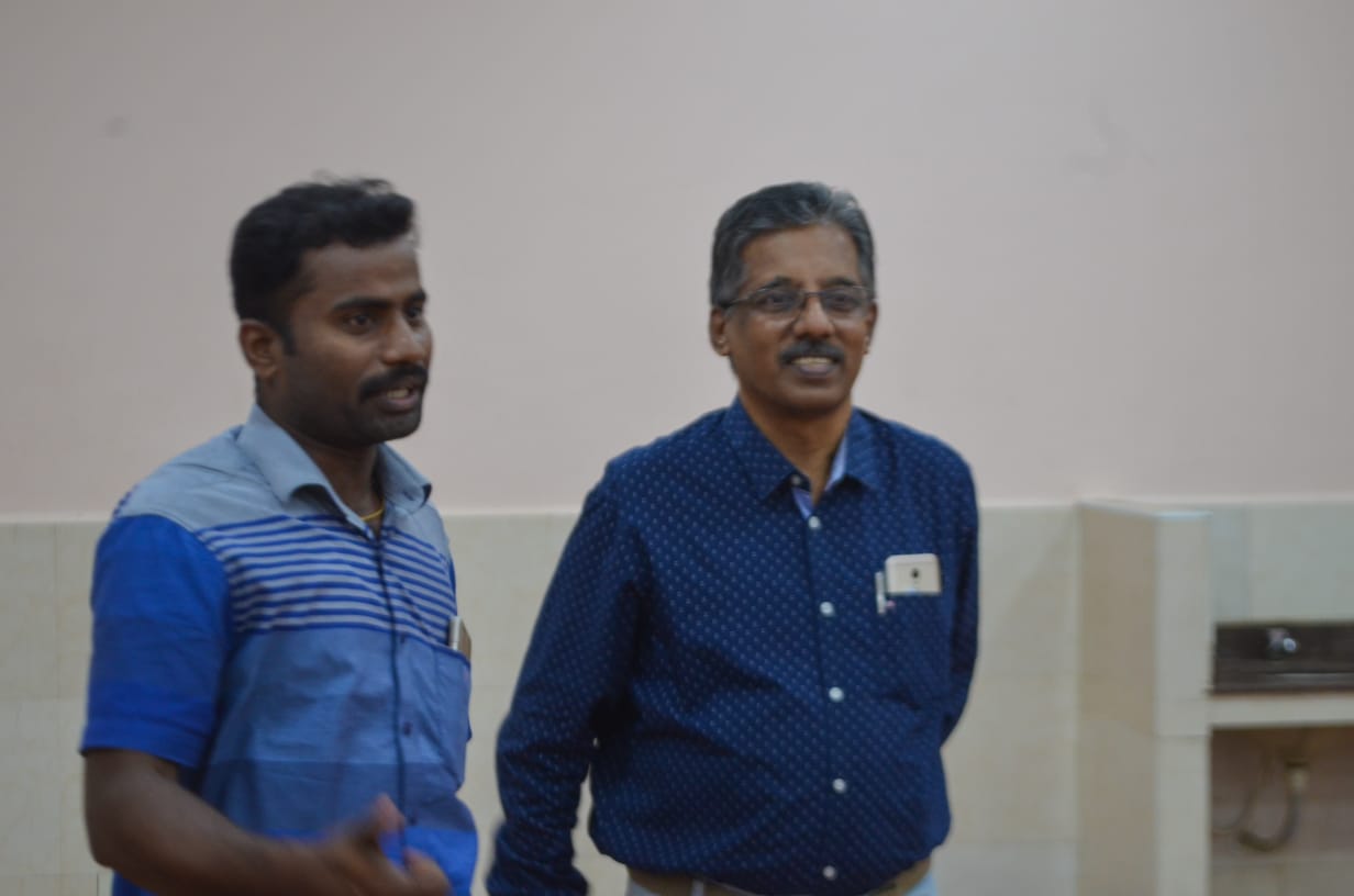 Dr. Sundararaman with MSquare Engineering colleague