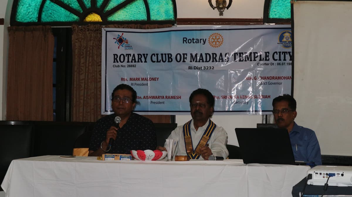 Audience at Rotary Club event