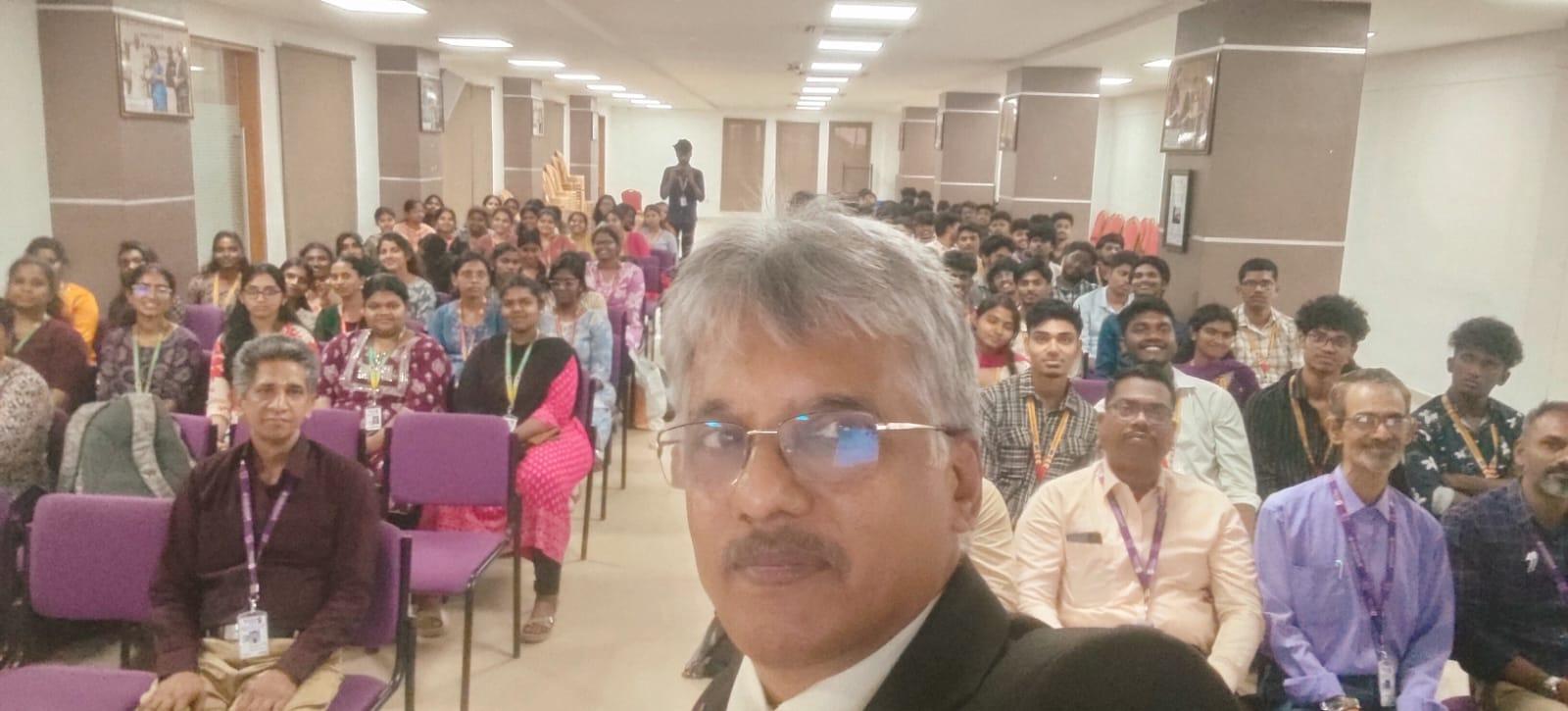 AI for Water keynote audience at REC Chennai