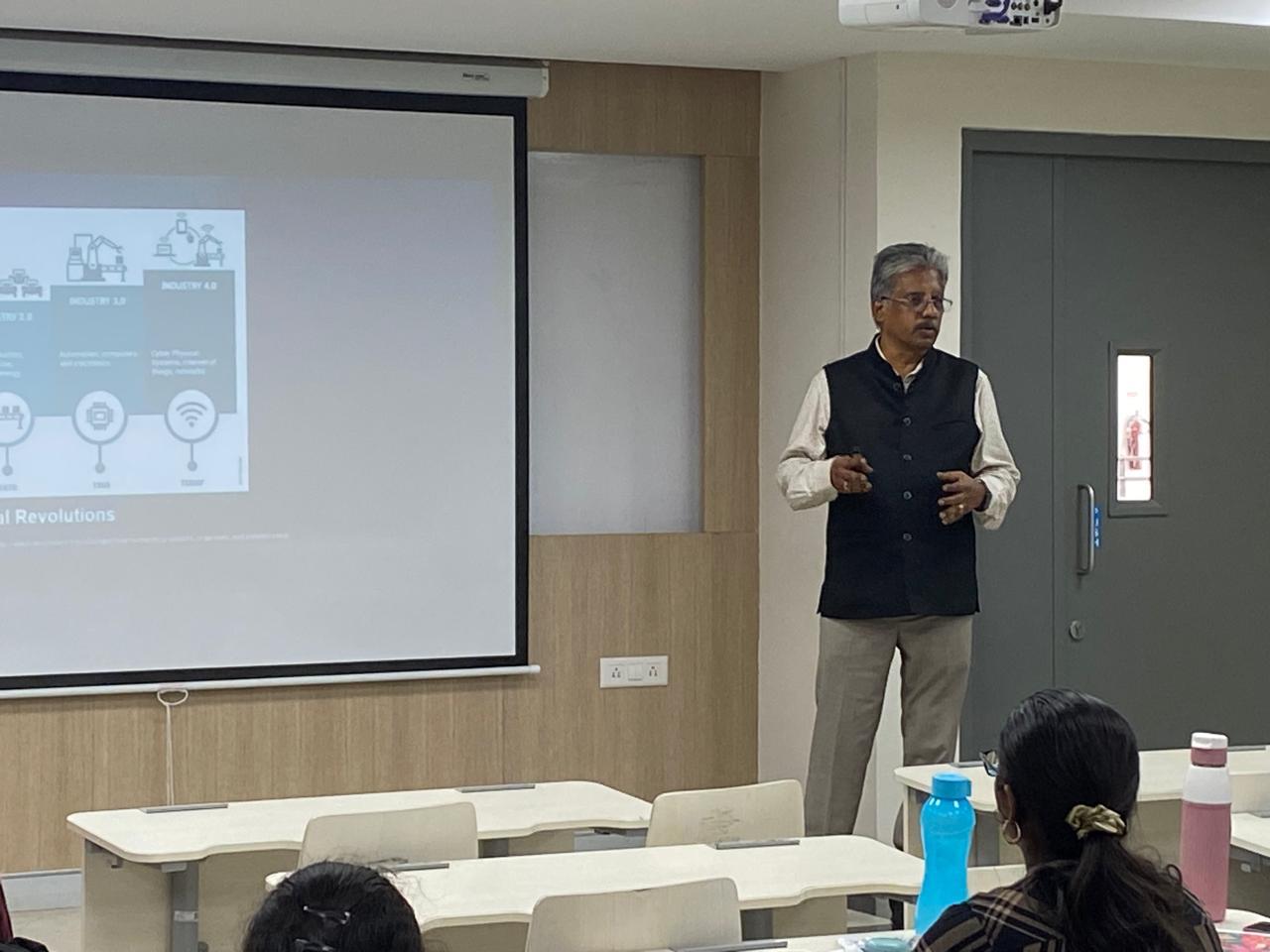Students attending Industry 4.0 session at SSN College of Engineering Chennai